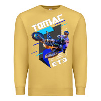Antique Gold eli et3 tomac pullover hoodie Premium Sweatshirt - linhVisuals