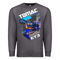 Charcoal Heather eli et3 tomac pullover hoodie Premium Sweatshirt - linhVisuals