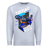 Heather Grey eli et3 tomac pullover hoodie Premium Sweatshirt - linhVisuals
