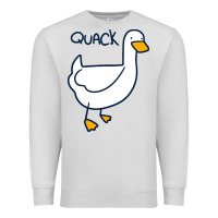 Dove Grey quack duck Premium Sweatshirt - linhVisuals