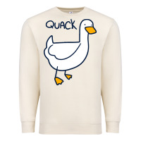 Sandshell quack duck Premium Sweatshirt - linhVisuals