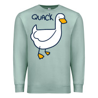 Seafoam quack duck Premium Sweatshirt - linhVisuals