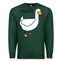 Sports Green quack duck Premium Sweatshirt - linhVisuals