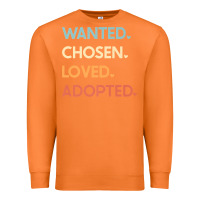 Carrot adoption day announcement   wanted chosen loved adopted premium t shir Premium Sweatshirt - linhVisuals
