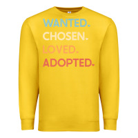 Lemon adoption day announcement   wanted chosen loved adopted premium t shir Premium Sweatshirt - linhVisuals