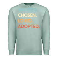 Seafoam adoption day announcement   wanted chosen loved adopted premium t shir Premium Sweatshirt - linhVisuals