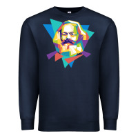 Navy karl marx get vintage Premium Sweatshirt - linhVisuals