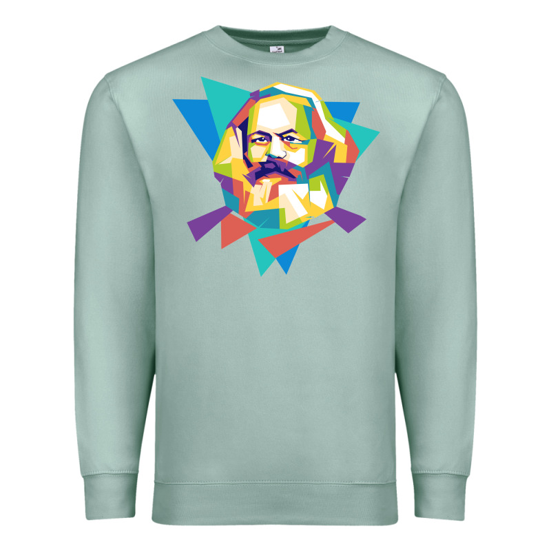 Karl Marx Get Vintage Premium Sweatshirt by linhVisuals | Teevron