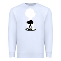White peanuts shadow silhouette Premium Sweatshirt - linhVisuals