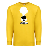 Lemon peanuts shadow silhouette Premium Sweatshirt - linhVisuals