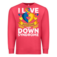 Cardinal down syndrome awareness month special needs love Premium Sweatshirt - linhVisuals