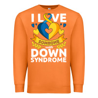 Carrot down syndrome awareness month special needs love Premium Sweatshirt - linhVisuals