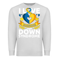 Dove Grey down syndrome awareness month special needs love Premium Sweatshirt - linhVisuals