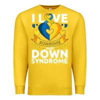 Lemon down syndrome awareness month special needs love Premium Sweatshirt - linhVisuals
