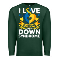 Sports Green down syndrome awareness month special needs love Premium Sweatshirt - linhVisuals