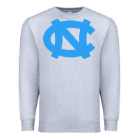 Heather Grey north carolina Premium Sweatshirt - linhVisuals