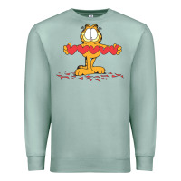 Seafoam garfiel Premium Sweatshirt - linhVisuals
