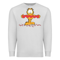 Dove Grey garfiel Premium Sweatshirt - linhVisuals