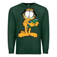 Sports Green garfiel Premium Sweatshirt - linhVisuals