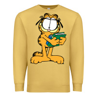 Antique Gold garfiel Premium Sweatshirt - linhVisuals