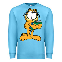 Ocean Blue garfiel Premium Sweatshirt - linhVisuals