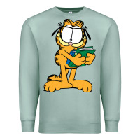 Seafoam garfiel Premium Sweatshirt - linhVisuals