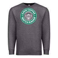 Charcoal Heather have coffee, watch radar new Premium Sweatshirt - linhVisuals
