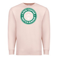 Pale Pink have coffee, watch radar new Premium Sweatshirt - linhVisuals