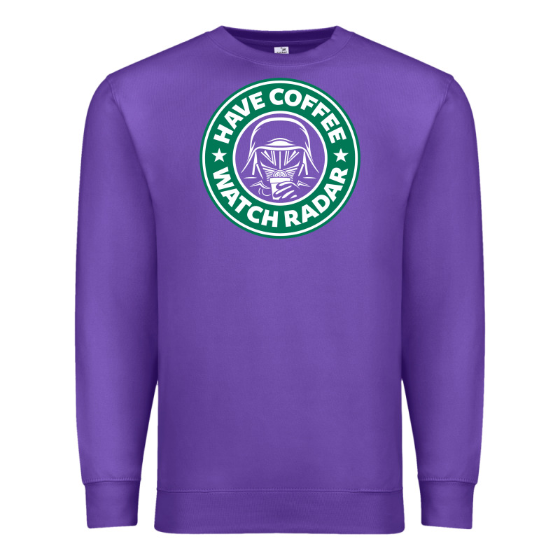 Have Coffee, Watch Radar New Premium Sweatshirt by linhVisuals | Teevron