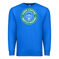 True Royal have coffee, watch radar new Premium Sweatshirt - linhVisuals