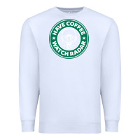 White have coffee, watch radar new Premium Sweatshirt - linhVisuals