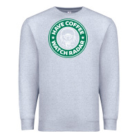 Heather Grey have coffee, watch radar new Premium Sweatshirt - linhVisuals