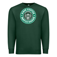 Sports Green have coffee, watch radar new Premium Sweatshirt - linhVisuals
