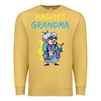 Antique Gold badass grandma family mother grandma t shirt Premium Sweatshirt - linhVisuals