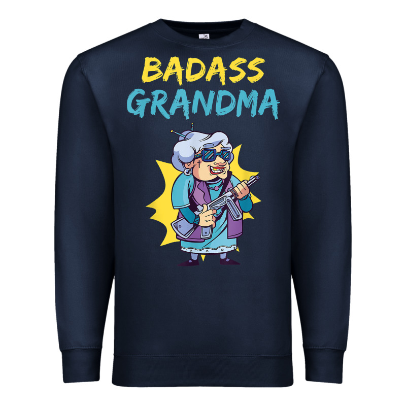 Badass Grandma Family Mother Grandma T Shirt Premium Sweatshirt by linhVisuals | Teevron