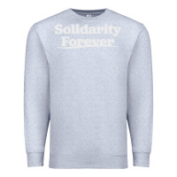 Heather Grey solidarity forever Premium Sweatshirt - linhVisuals