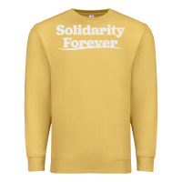 Antique Gold solidarity forever Premium Sweatshirt - linhVisuals
