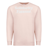 Pale Pink solidarity forever Premium Sweatshirt - linhVisuals