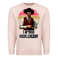 Pale Pink i'm your huckleberry Premium Sweatshirt - linhVisuals