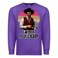 Purple i'm your huckleberry Premium Sweatshirt - linhVisuals