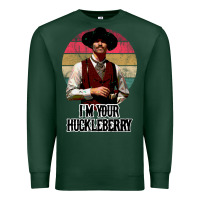 Sports Green i'm your huckleberry Premium Sweatshirt - linhVisuals