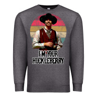 Charcoal Heather i'm your huckleberry Premium Sweatshirt - linhVisuals