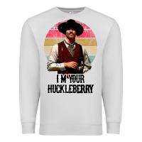 Dove Grey i'm your huckleberry Premium Sweatshirt - linhVisuals