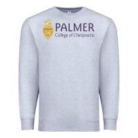 Heather Grey college of chiropractic Premium Sweatshirt - linhVisuals