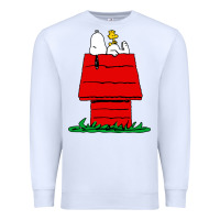 White the doghouse Premium Sweatshirt - linhVisuals