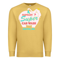 Antique Gold pink elephant car wash Premium Sweatshirt - linhVisuals