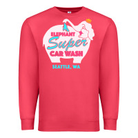 Cardinal pink elephant car wash Premium Sweatshirt - linhVisuals