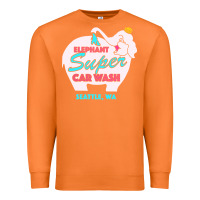 Carrot pink elephant car wash Premium Sweatshirt - linhVisuals