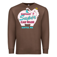 Chestnut pink elephant car wash Premium Sweatshirt - linhVisuals