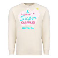 Sandshell pink elephant car wash Premium Sweatshirt - linhVisuals